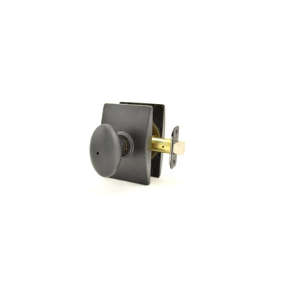 Siena Knob with Century Trim Bed and Bath Lock