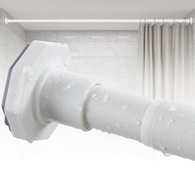 Tringle à rideau de douche Tension sans perçage, 29 à 85 pouces, tringle de douche réglable pour salle de bain