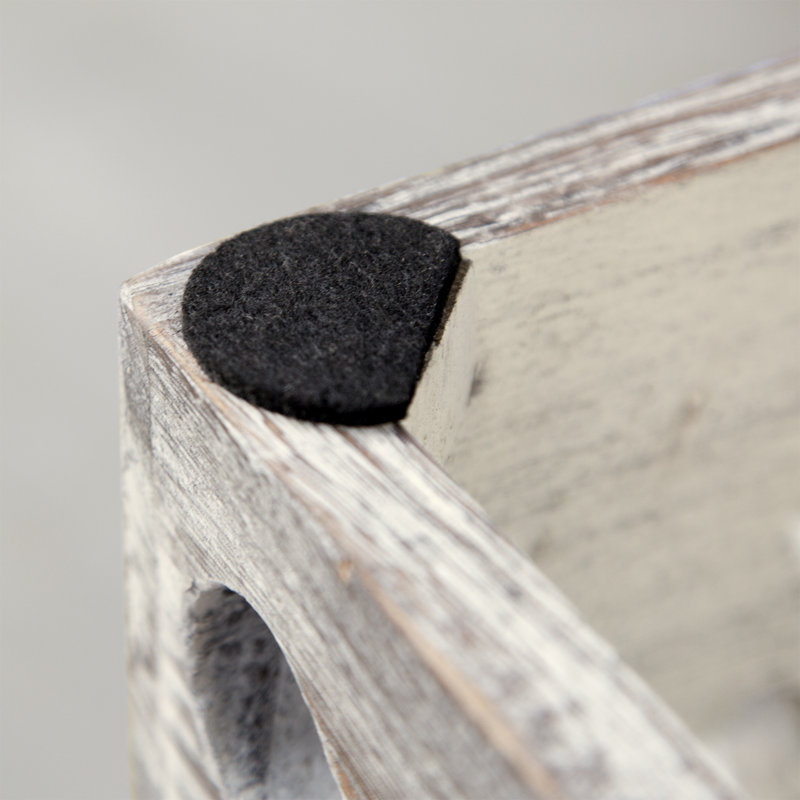 Solid + Manufactured Wood Accent Stool