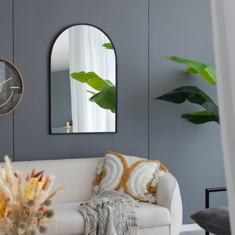 Miroir d'appoint, 24 po x 36 po, Noir