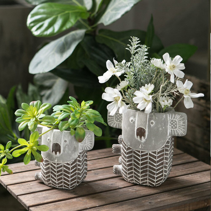 Pot à fleurs Kytzia, H 6 po x l 6 po x P 3,5 po
