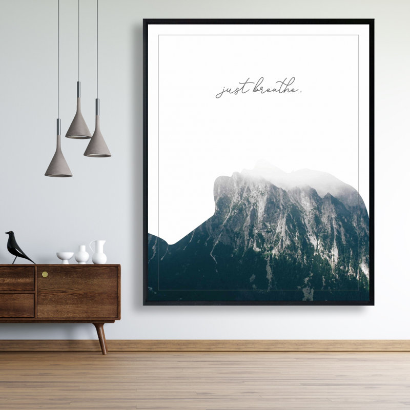 Just Breathe Print On Canvas