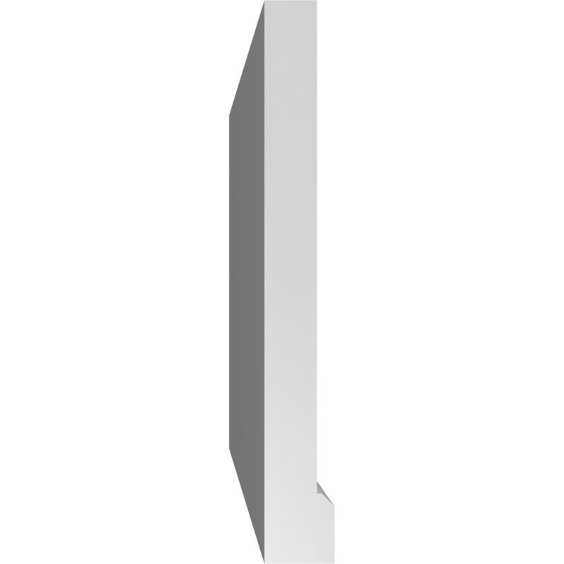 Cadre de seuil Brickmould, brun clair apprêté, H 16 po x l 24 po x P 2 po