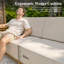 Ensemble de conversation en osier pour 4 personnes-97694893