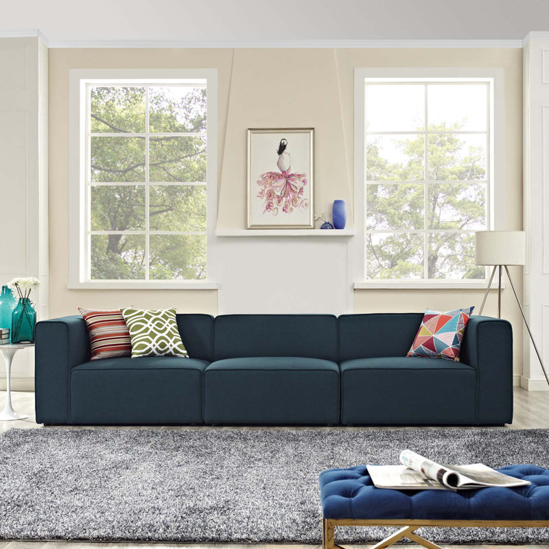 Canapé modulaire Mingle, Bleu