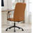 Black Powder Coated Frame 360 Degree Swivel Antique Brown Pu Leather Office Chair 2 With Armrest High Up And Down Adjustable Gaslift Five Star Base Wheels Soft Foam Seating Comfortable Sitting-1762361697-1762361696
