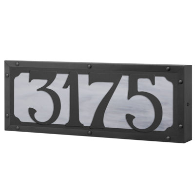 Rectangle Address Plaque Frame