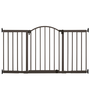 Barrière pour animaux et bébés Thruway 72XW Series, de 44 à 72 po de largeur, 36 po de hauteur, fixée à la pression ou à la quincaillerie, à installer sur le mur ou dans la porte ou le couloir