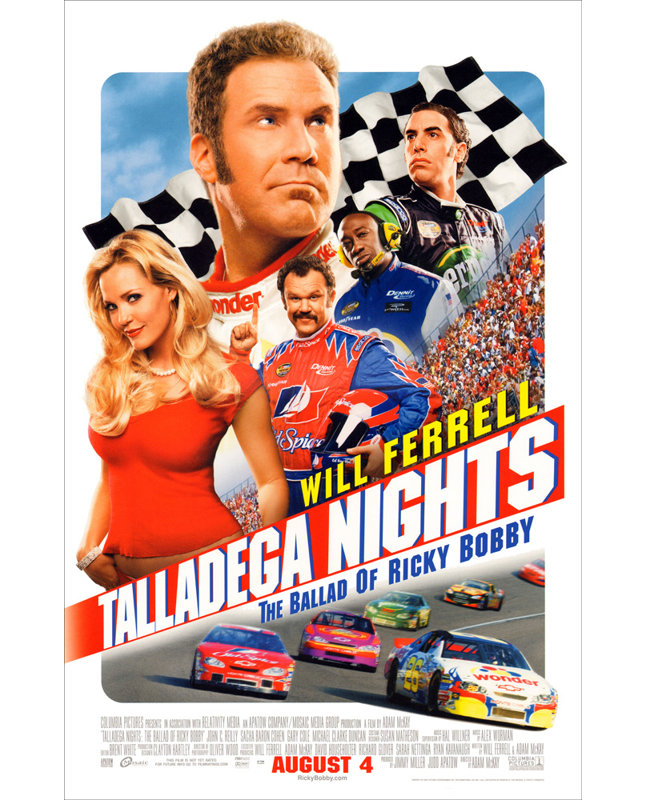 Talladega Nights LC012, H 18 po x l 12 po