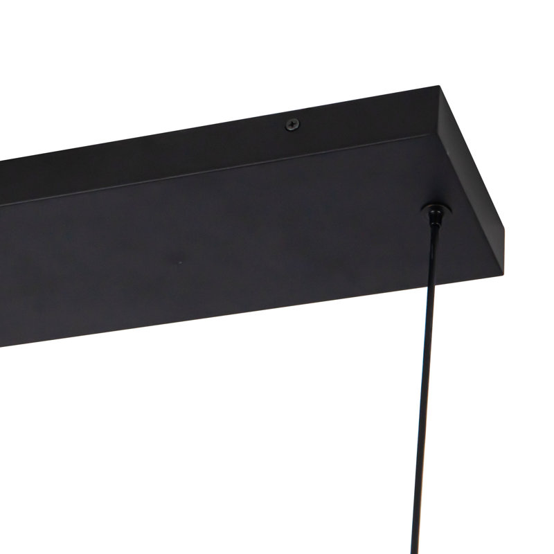 Drift 45-in Black dimmable LED Linear Pendant, Matte Black