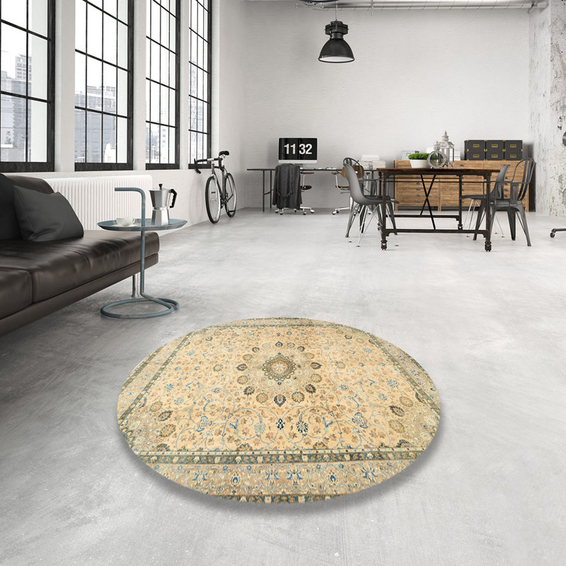 Driggers Oriental Indoor Rug, Round 5'