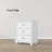 34.4" H 3-Drawer Dresser With Solid Wood Feet-1557935178