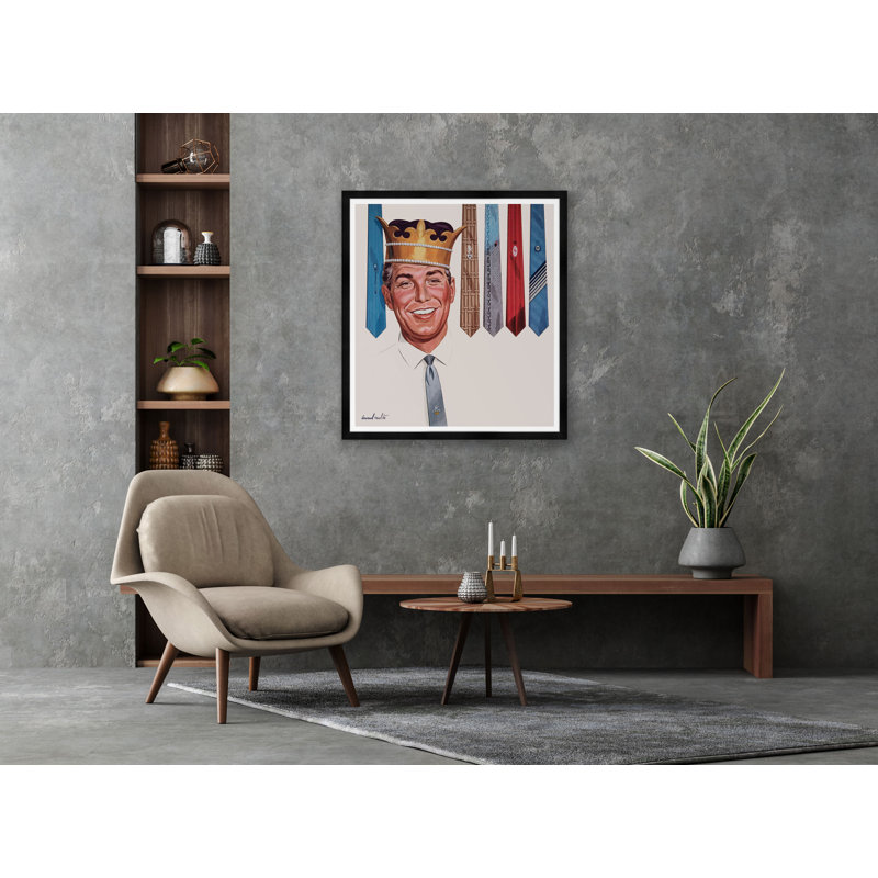 Moulton Collection " Tie King ", Black Framed