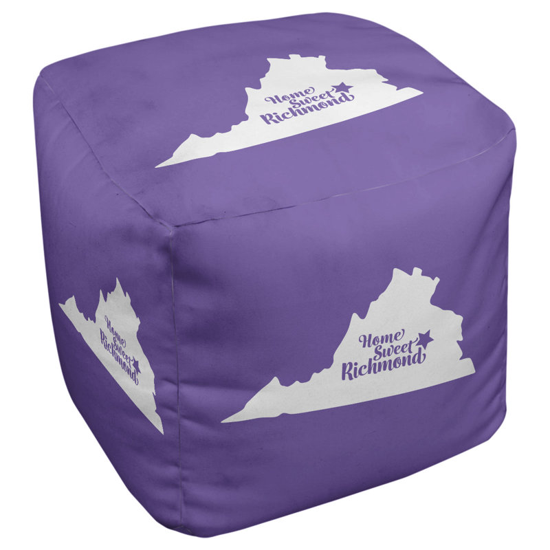 Repose-pieds cubique richmond virginie, Mauve