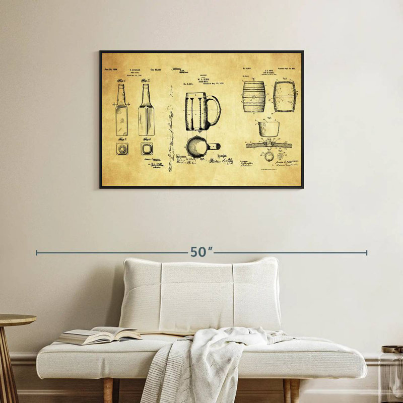 Beer Compilation, 25" H x 37" W
