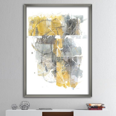 " Moving In And Out Of Traffic II Yellow Gray "
