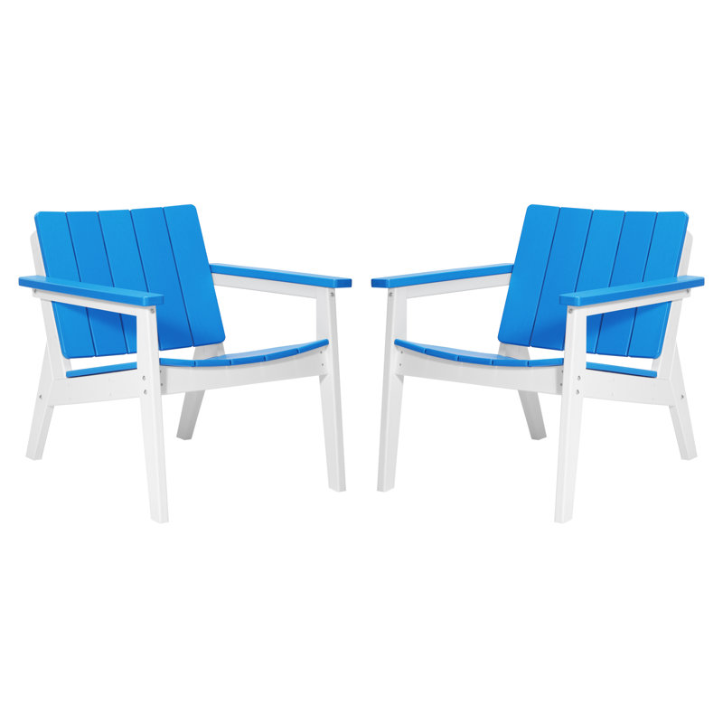 Outdoor Deep Seating Chair, Pigment Blue