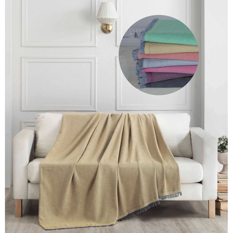 Housse de canapé moutarde, 65% coton / 35% polyester, 68,9 po x 90,6 po | Lavable en machine à 30-40 ° C, 7,0 oz / m² | Protection élégante et durable pour votre canapé, parfaite pour rafraîchir votre décor