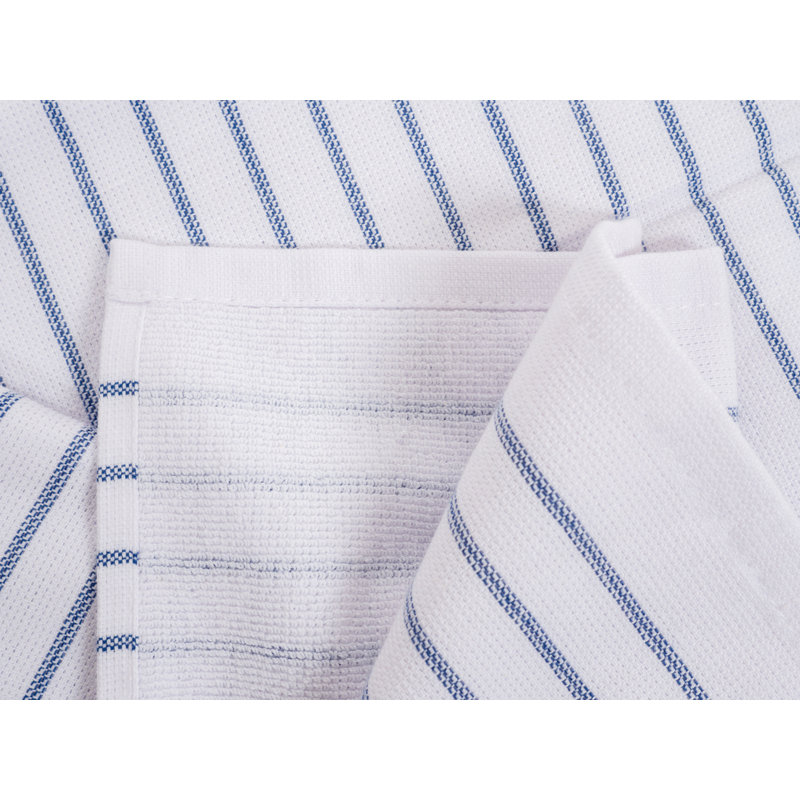 Damali Stripe Kitchen Towel Linen Set, Blue