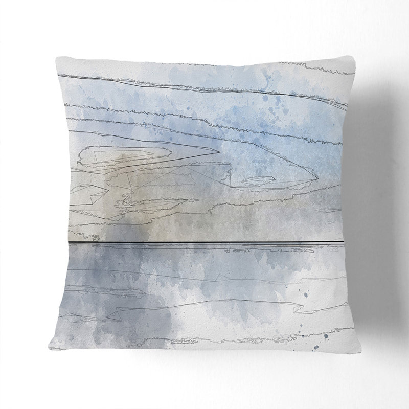Abstract Square Throw Cushion, 40 x 40 cm