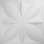 Panneau mural 3D 19,625 "x 19,625" en blanc (paquet de 10)
