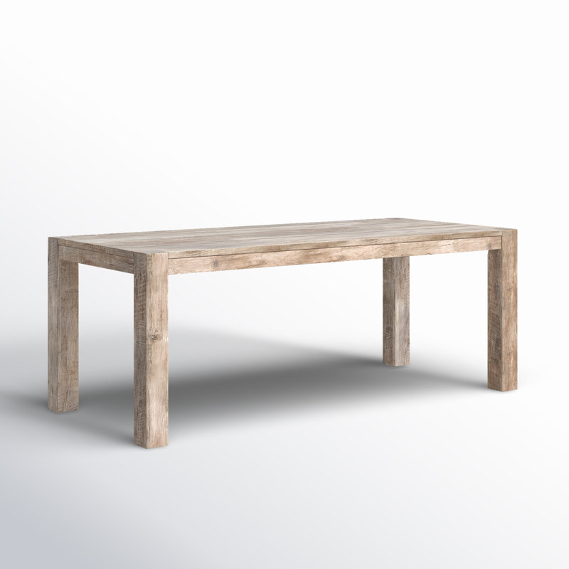 Parson 79" Wide Pine Wood Dining Table