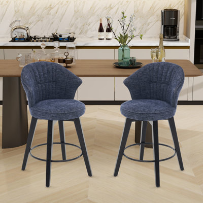 Upholstered Counter&Bar Stool(Set Of 2)
