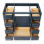 Cambridge 42'' W Single Bathroom Vanity Base-945509631-1031959345