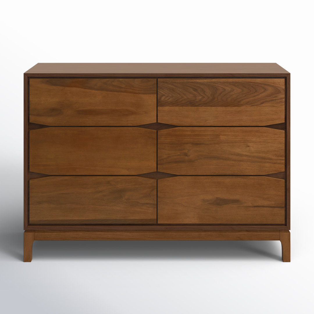 Ferris Solid Wood 47.24'' W 6 - Drawer Dresser AllModern