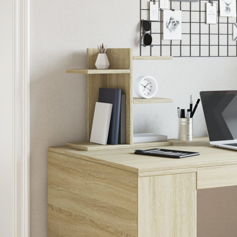 Desk Organiser 42X21.5X42 Cm Engineered Wood, Sonoma Oak