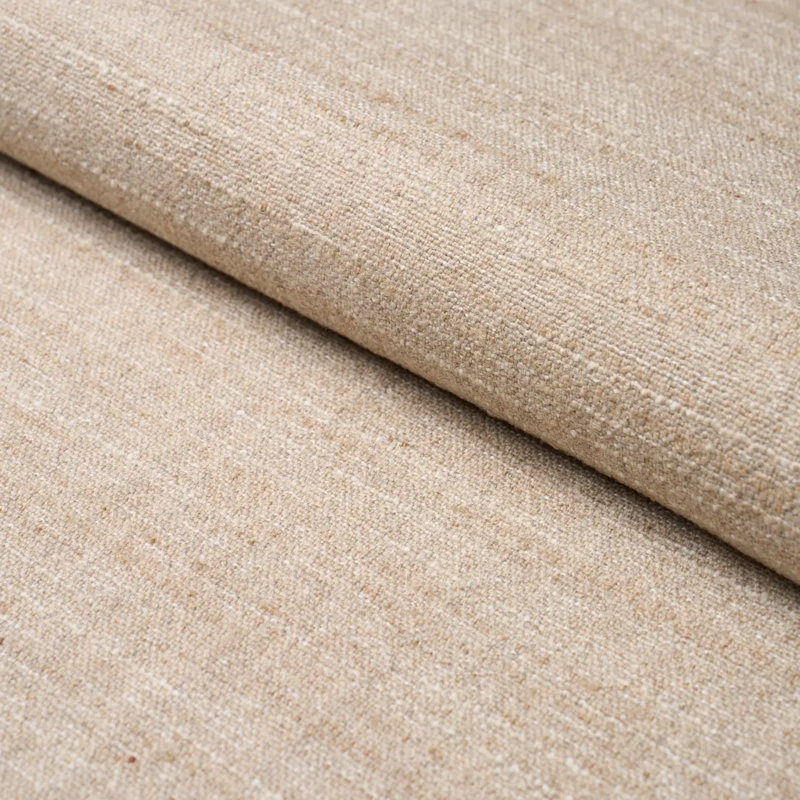 Schumacher x Patterson Flynn Atlas Wool Texture Fabric, Oat