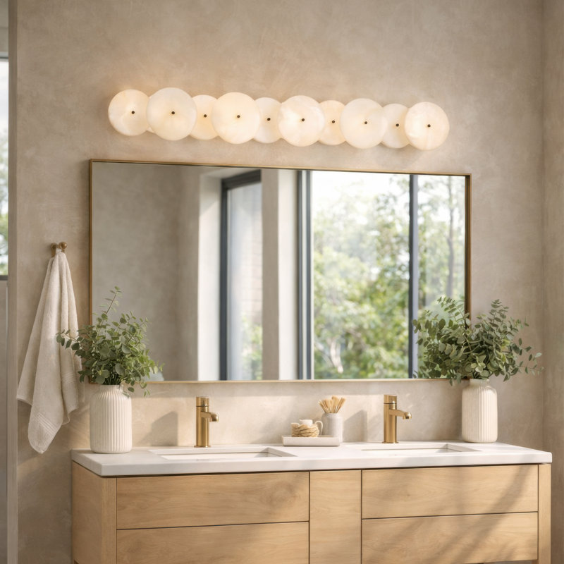 Cosmos Bathroom Vanity Light - 35.75"W - Matte Black, 4