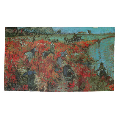 Tapis en vineyard avec ciel vert/rouge/bleu Gower