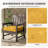 Outdoor 5” Seat Cushions And 24”X24” Outdoor Cushions Dining Seat Cushions -839559746