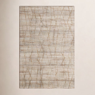Ada Hand-Woven Abstract Jute Wool Rug
