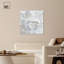 «Glacier Canvas Elegant», art mural blanc doré par Art Remedy-104343575-111780074