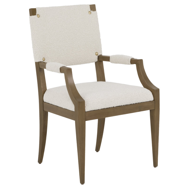 Maxwell Upholstered Arm Chair, Caramel