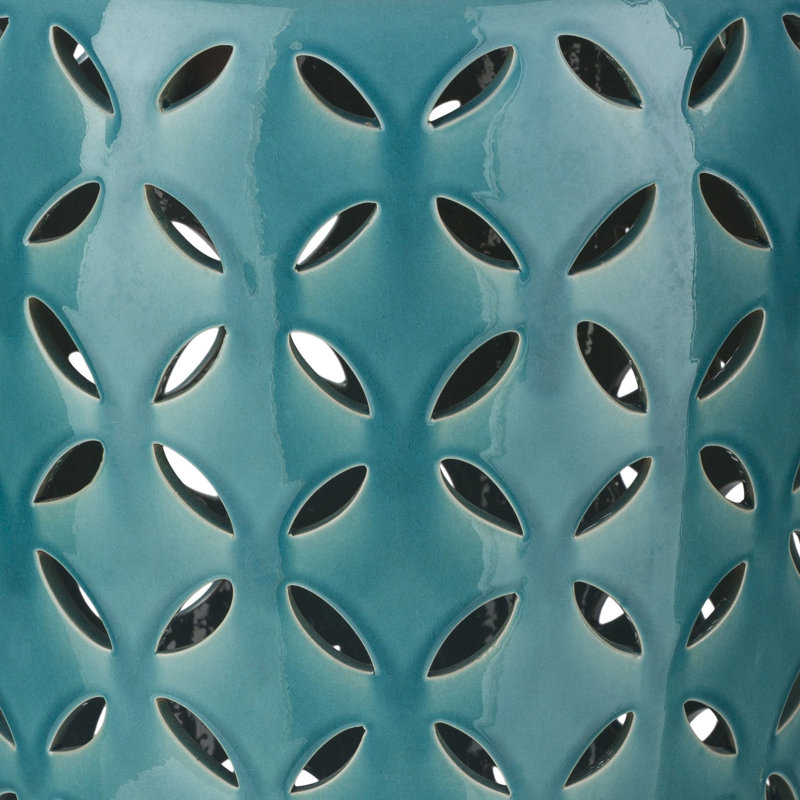 Tabouret de jardin Bahi, Bleu sarcelle