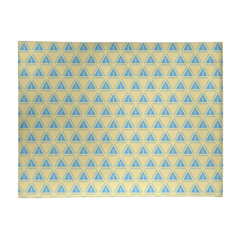 Chenille Geometric Indoor Rug, Rectangle 4' x 6'