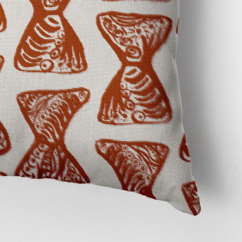 Housse et insert de coussin extérieur d'extérieur, 20 po X 20 po, Orange