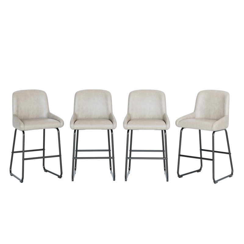Counter Stool with Metal Frame