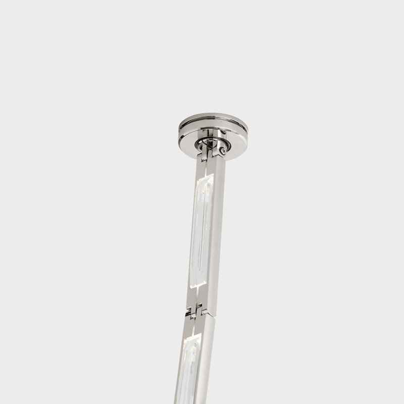 Catena 118 Chandelier, 3000 Kelvins, Surface, Polished Nickel