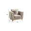 Chaise rembourrée Leena