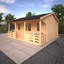 The Sigma Tongue & Groove Log Cabin 18x14w