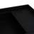 Ruvati 18 x 34 inch Granite Composite Quartz Workstation Kitchen Sink epiStage Dual Mount Single Bowl - Black --94342285