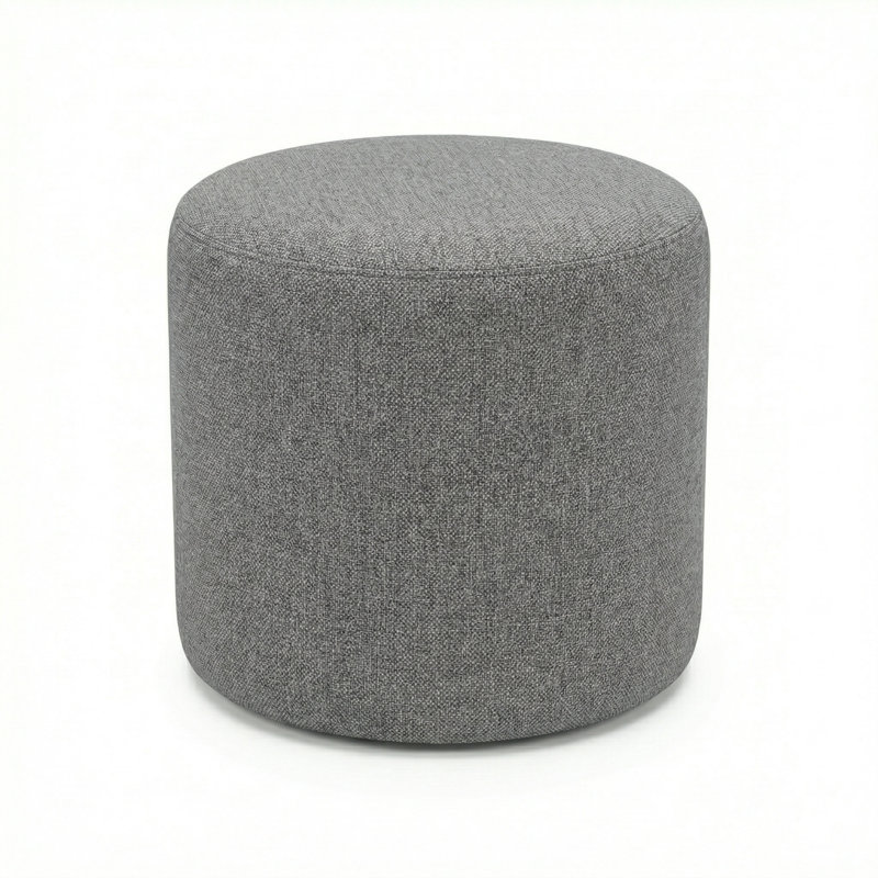 Berlin Gardens Lilly Hive 18" Round Pouf, Slate