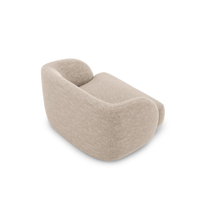 Adoraim 109Cm Wide Armchair, Beige 100% Structural Polyesters