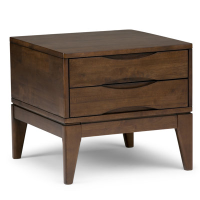 Modern - End Table - Walnut Brown