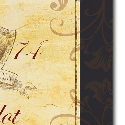 « wine label 6 », publicité sur toile tendue