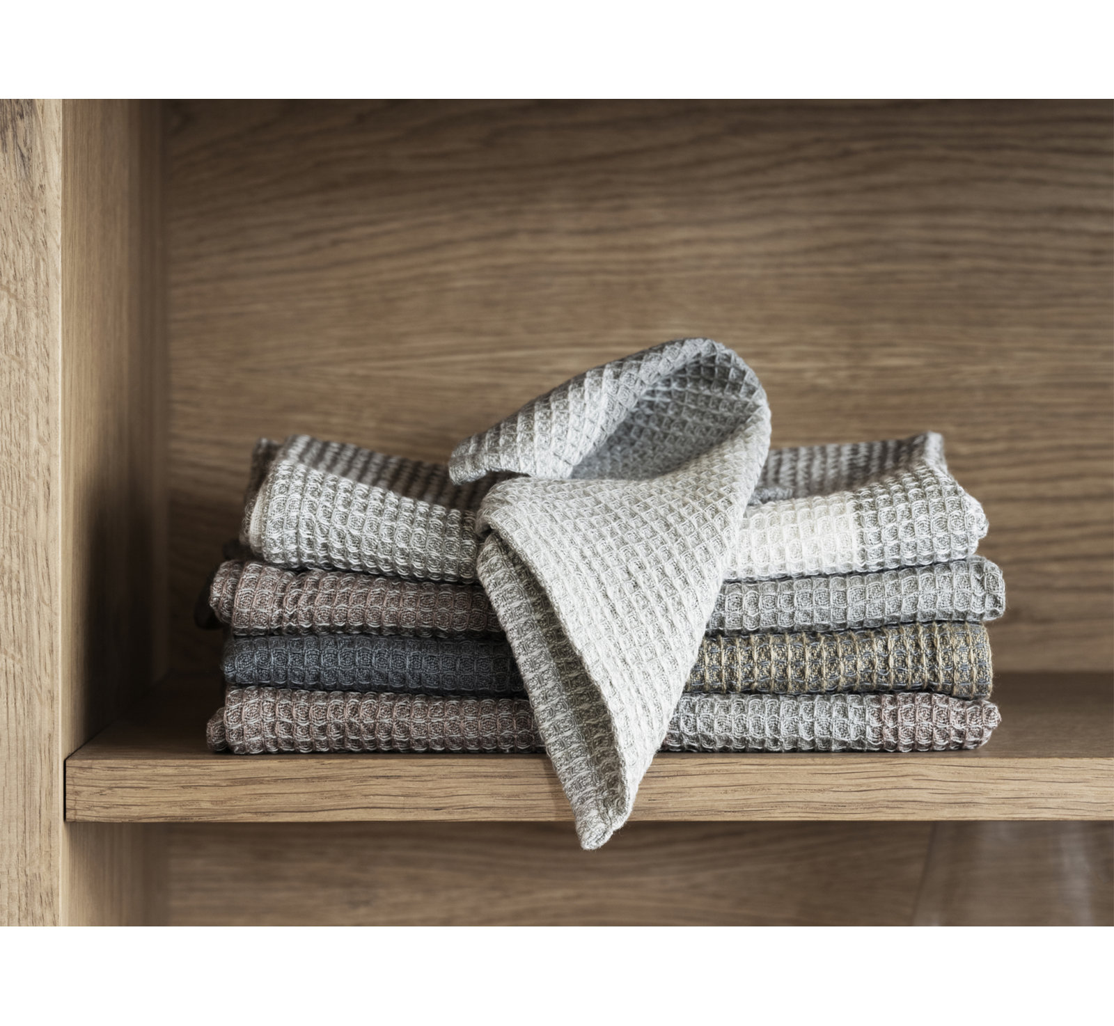 Gano Organic Cotton Dish Cloth, Indian Tan/Tradewinds